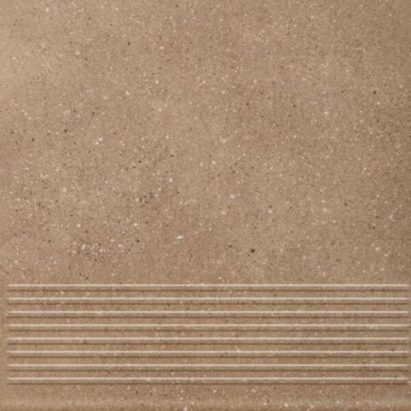 zdjęcie paradyż mattone sabbia brown stopnica prosta 30x30x0.85 