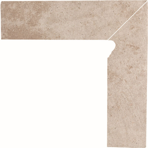 zdjęcie paradyż viano beige cokół prawy 2 elem. 8.1x30x0.85