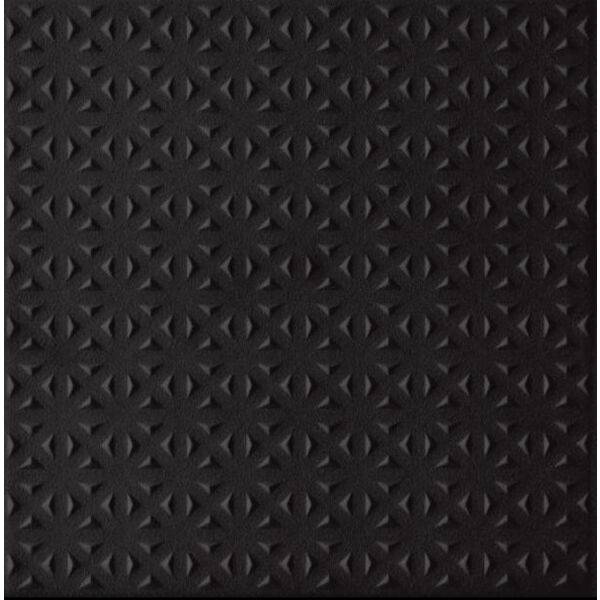 zdjęcie paradyż gammo colours czarny gres struktura mat rektyfikowany 19.8x19.8 