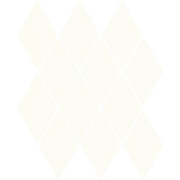 zdjęcie paradyż bianco romb pillow uniwersalna mozaika gres 20.6x23.7 