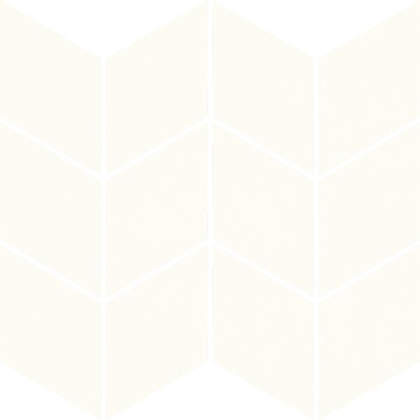 zdjęcie paradyż bianco romb braid uniwersalna mozaika gres 20.5x23.8