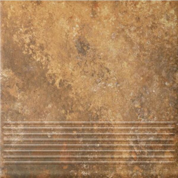 zdjęcie paradyż arteon ochra stopnica prosta 30x30x0.85 