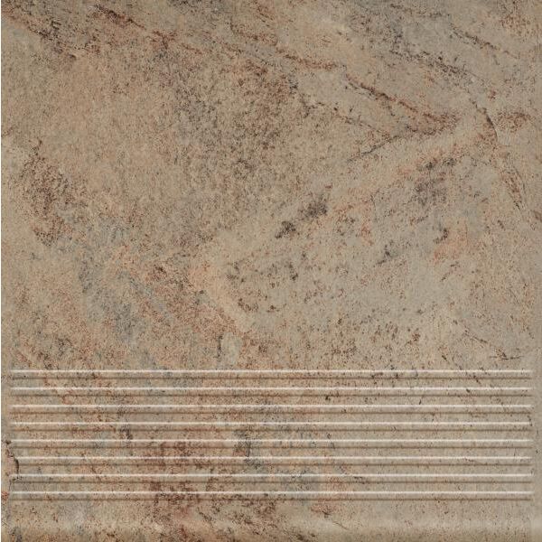 zdjęcie paradyż mattone pietra beige stopnica prosta 30x30x0.85