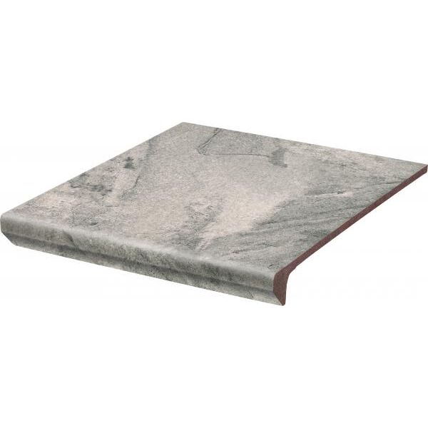 zdjęcie paradyż mattone pietra grafit stopnica prosta kapinos 29.5x32.8