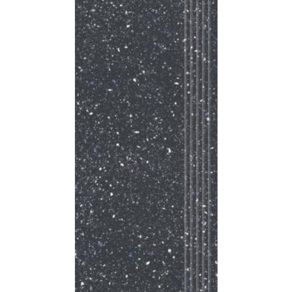 zdjęcie paradyż macroside antracite stopnica prosta nacinana mat 29.8x59.8 