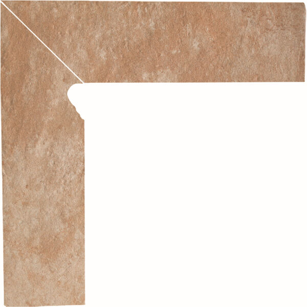 paradyż ilario beige cokół lewy 2 elem. 8.1x30 płytki paradyż prostokątne do łazienki o grubości od 10 do 12 mm