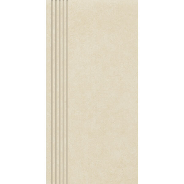 paradyż intero beige stopnica prosta nacinana mat 29.8x59.8 płytki prostokątne na taras 30x60 beżowe o grubości 10 mm