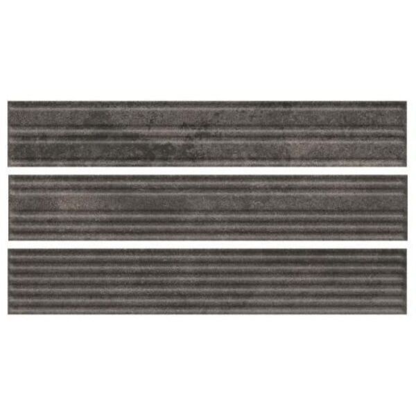 zdjęcie paradyż carrizo basalt elewacja struktura stripes mix mat 6.5x39.7