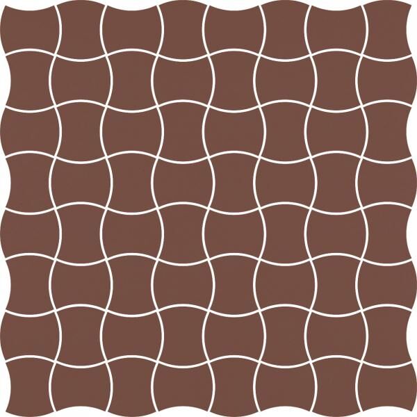 paradyż modernizm brown k.3.6x4.4 mozaika 30.86x30.86 płytki paradyż gres kwadratowe 30x30 antypoślizgowe