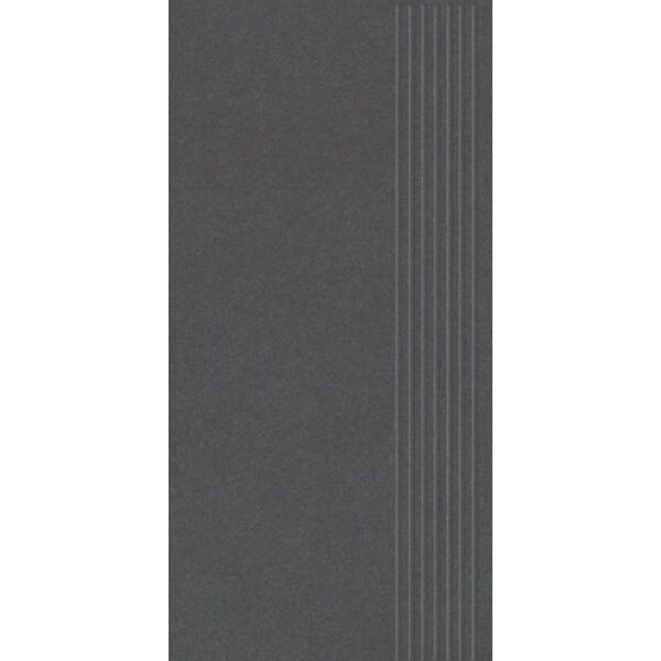 paradyż archicross base black stopnica mat prasowana 29.8x59.8x0.8 płytki paradyż gres do salonu