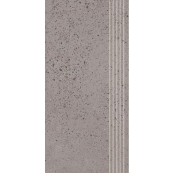 paradyż industrialdust light grys stopnica nacinana mat 29.8x59.8 płytki paradyż imitujące beton 30x60 rektyfikowane o grubości od 8 do 10 mm