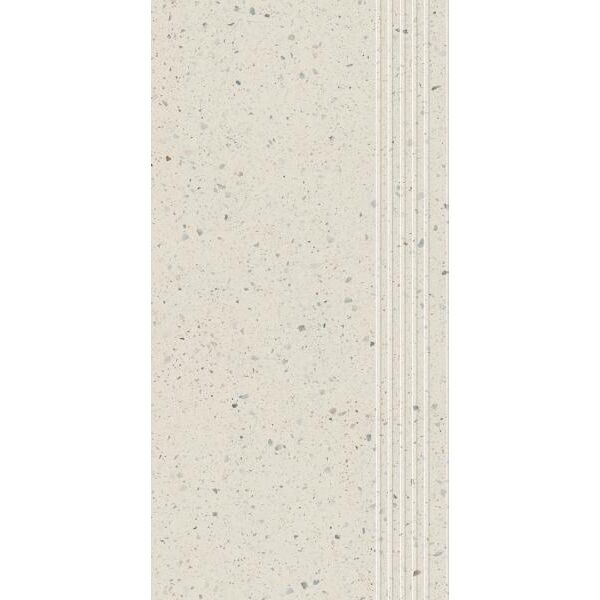 paradyż macroside bianco stopnica prosta nacinana mat 29.8x59.8 