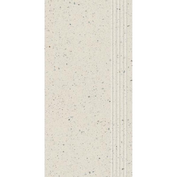 paradyż macroside bianco stopnica prosta nacinana półpoler 29.8x59.8 płytki paradyż do łazienki na podłogę 30x60 lappato