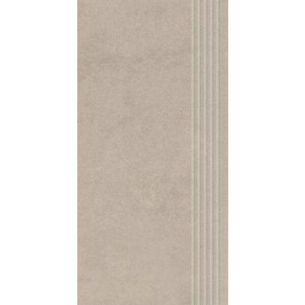 paradyż pure art greige mat stopnica prosta nacinana 29.8x59.8x0.9 płytki paradyż gres imitujące beton 30x60 o grubości od 8 do 10 mm