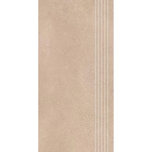 paradyż silkdust beige stopnica prosta nacinana mat 29.8x59.8 płytki paradyż gres szkliwiony prostokątne do kuchni na podłogę 30x60 o grubości od 8 do 10 mm