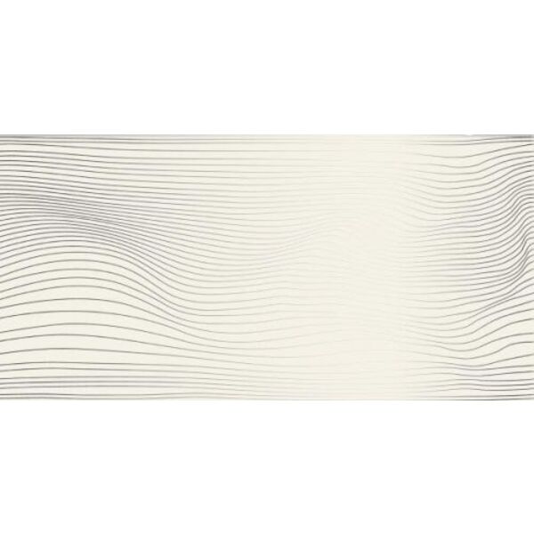 zdjęcie paradyż puris white dekor e ultramat płytka ścienna 29.8x59.8 