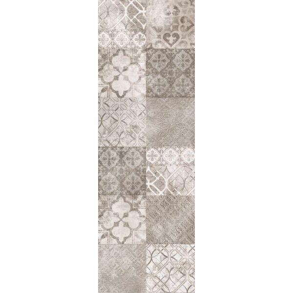 zdjęcie paradyż twin taupe patchwork dekor 25x75 