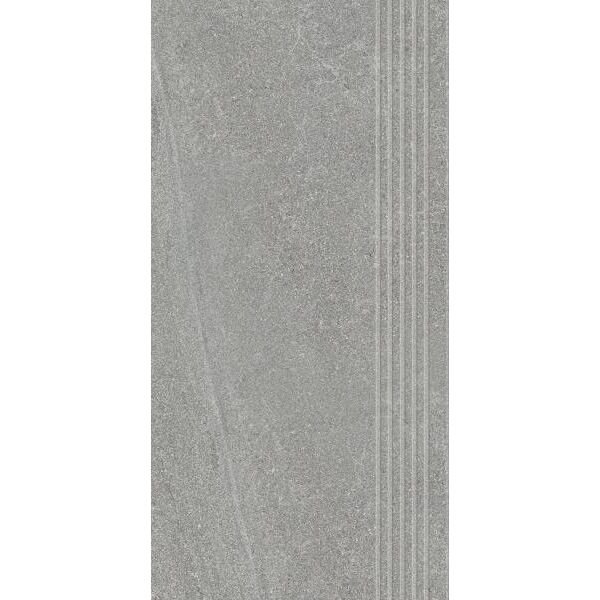 zdjęcie paradyż natural rocks silver stopnica mat rektyfikowana 29.8x59.8