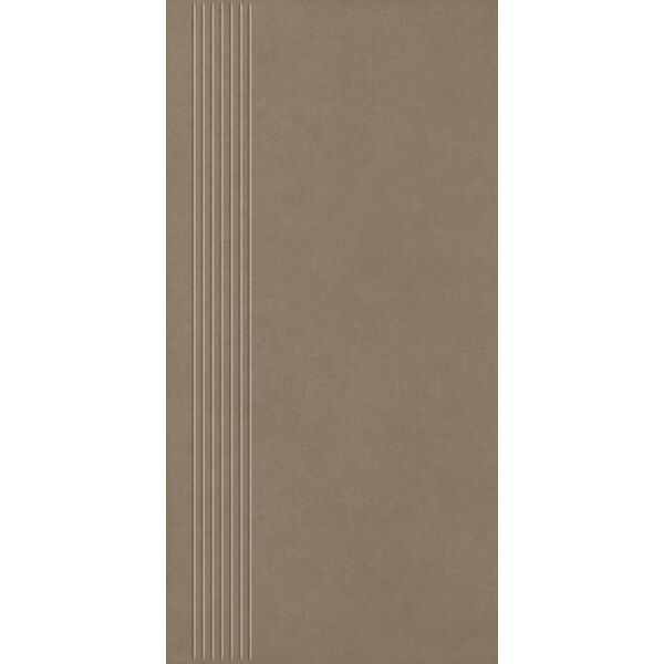 zdjęcie paradyż intero mocca stopnica prasowana mat 29.8x59.8 