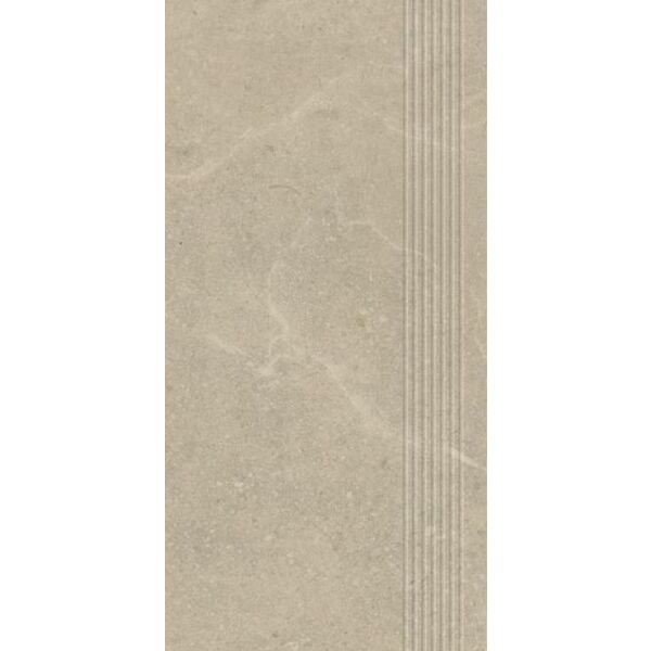 Paradyż Archicross Concrete White stopnica mat prasowana 29.8x59.8x0.8 - stopnica gresowa mrozoodporna