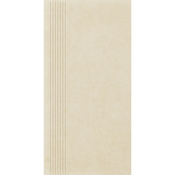 zdjęcie paradyż intero beige stopnica prasowana mat 29.8x59.8 