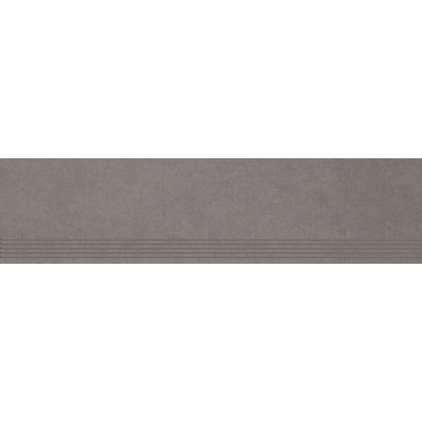 zdjęcie paradyż intero grys stopnica prosta nacinana mat 29.8x119.8 