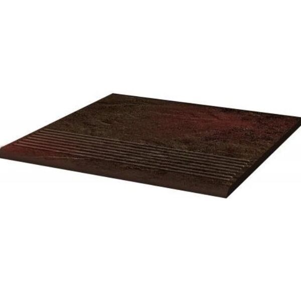 zdjęcie paradyż ilario brown stopnica prosta 30x30x0.85 