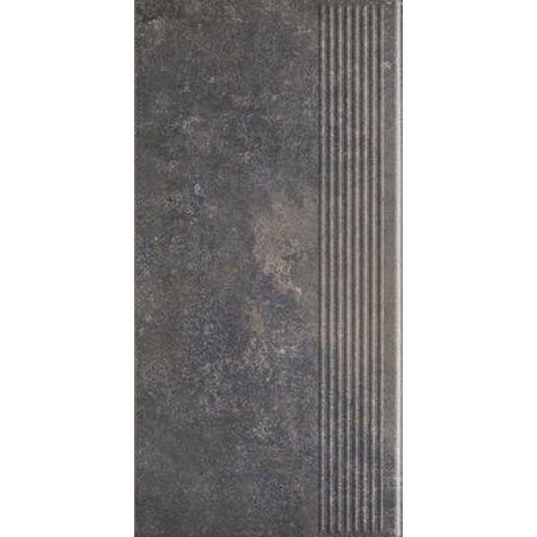 zdjęcie paradyż viano antracite stopnica prosta 30x60x0.85 