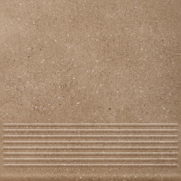 zdjęcie paradyż mattone sabbia brown stopnica prosta 30x30x0.85 