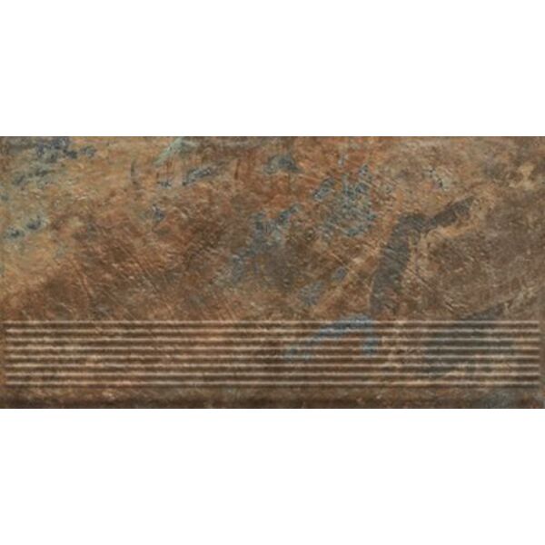 zdjęcie paradyż ardis rust stopnica prosta struktura mat 30x60