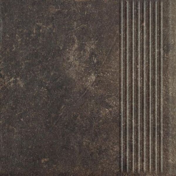 zdjęcie paradyż scandiano brown stopnica prosta 30x30x0.85