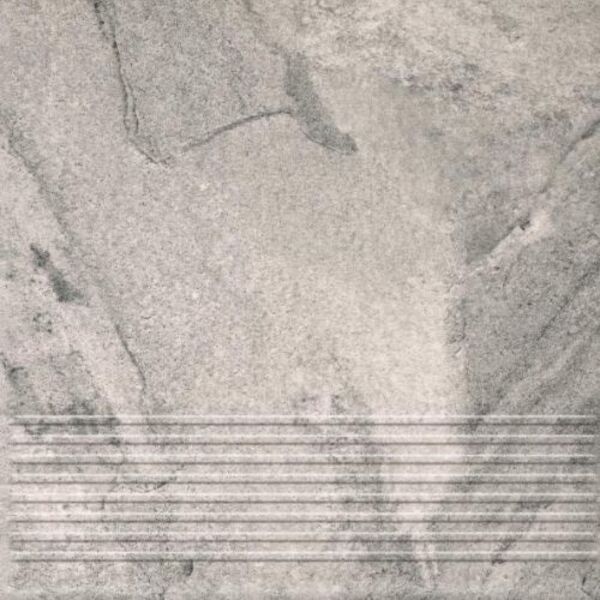 zdjęcie paradyż mattone pietra grafit stopnica prosta 30x30x0.85 