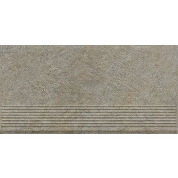 zdjęcie paradyż eremite taupe stopnica prosta struktura mat 30x60