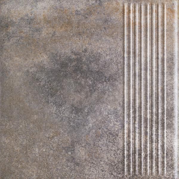 zdjęcie paradyż viano grys stopnica prosta 30x30x0.85 