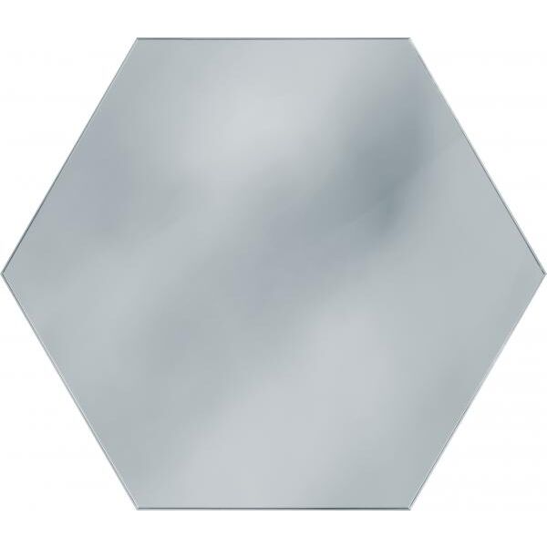 paradyż uniwersalna hexagon lustro 26x26 płytki paradyż imitujące metal heksagonalne do łazienki błyszczące