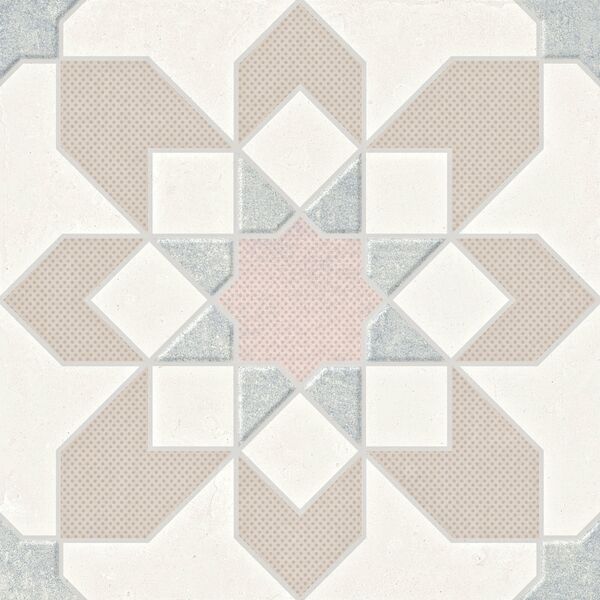 zdjęcie peronda doha taupe flower sp gres 22.3x22.3 (39601) 