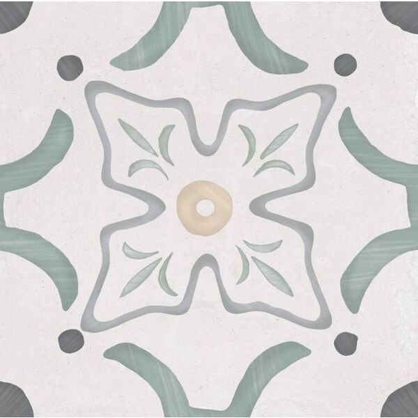 zdjęcie peronda sirocco green flower gres 22.3x22.3 (36155) 