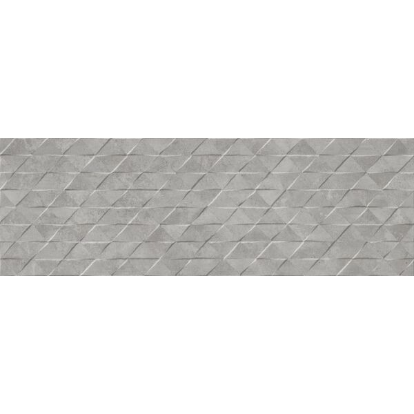 zdjęcie peronda downtown grey triangle płytka ścienna 33.3x100 (29726)