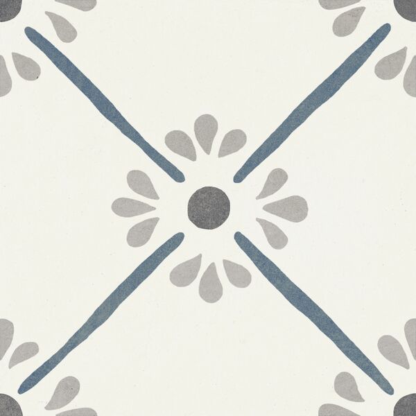 zdjęcie peronda provenza blue flower gres 22.3x22.3 (37787) 