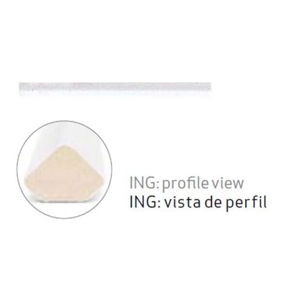 zdjęcie peronda ing.mayolica plain listwa 1.5x14.8 (38345) 