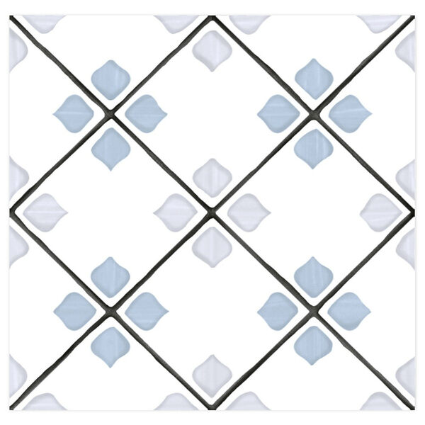 zdjęcie peronda tanger silver rhomb gres 12.3x12.3 (31083) 