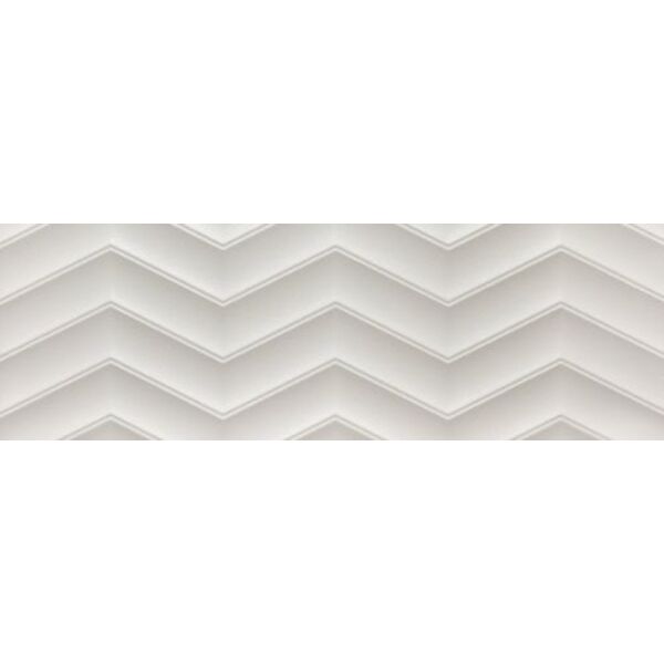 zdjęcie peronda look white chevron płytka ścienna 33.3x100 (28580)