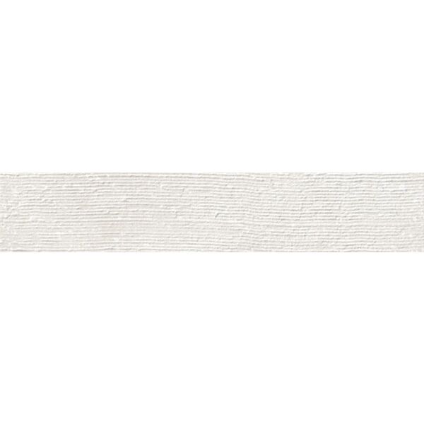 Peronda Trace White Brushed gres 6x30 (42884) - matowy gres lastryko łazienkowy i kuchenny