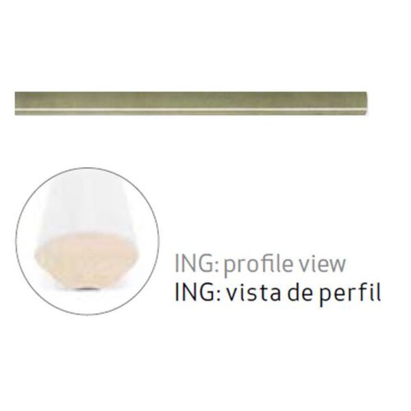 peronda ing.bari green listwa 1.5x24.6 (35273) płytki hiszpańskie do kuchni zielone o grubości od 4 do 6 mm