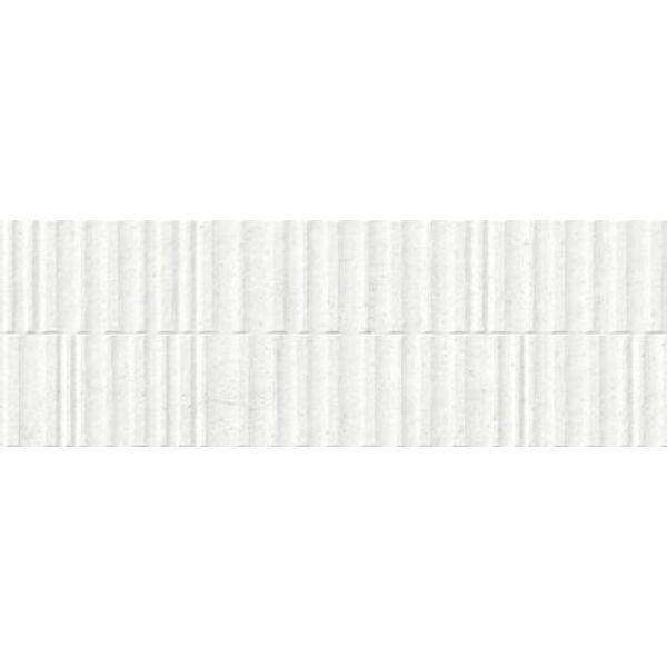 peronda manhattan white wavy płytka ścienna 33.3x100 (40270) płytki glazura imitujące lastryko hiszpańskie do łazienki na ścianę strukturalne