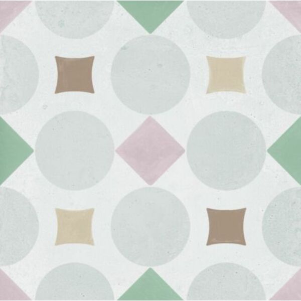 peronda patterns pink geometric gres 22.3x22.3 (36508) 