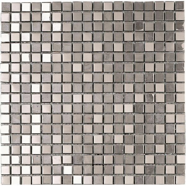 picasa metallico silver k. 1.5x1.5 mozaika metalowa 30x30 płytki mozaika kwadratowe włoskie do łazienki 30x30 błyszczące o grubości od 4 do 6 mm