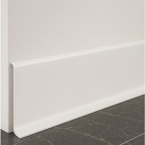 Premium Floor Alufit listwa Aluminiowa biała (AF080W) 250x8x1