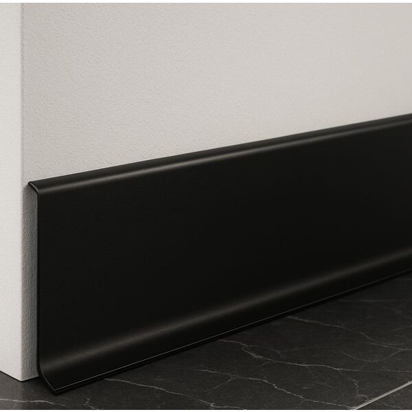 Premium Floor Alufit listwa Aluminiowa czarna (AF080B) 250x8x1