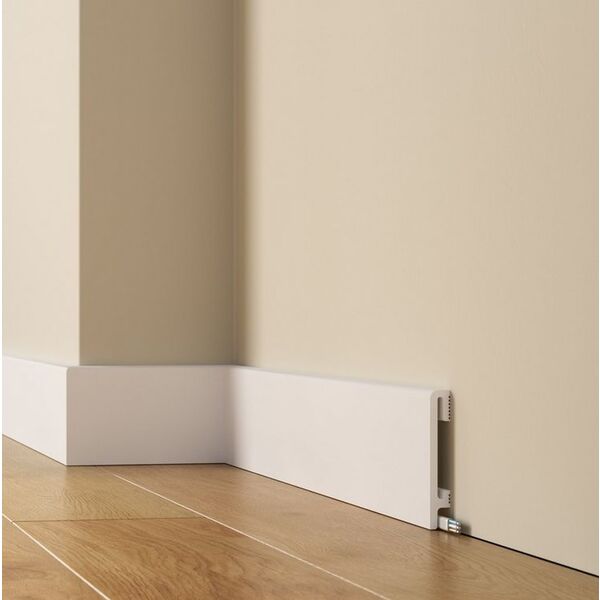 Premium Floor Durofit listwa podłogowa biała (PF100) 240x10x1.5